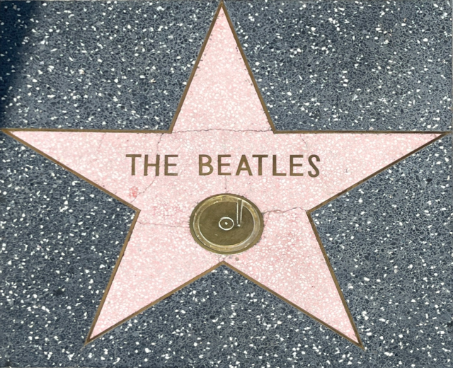 Stern auf dem Hollywood Walk of Fame mit der Aufschrift "The Beatles".